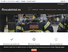 Tablet Screenshot of materialemergencias.net